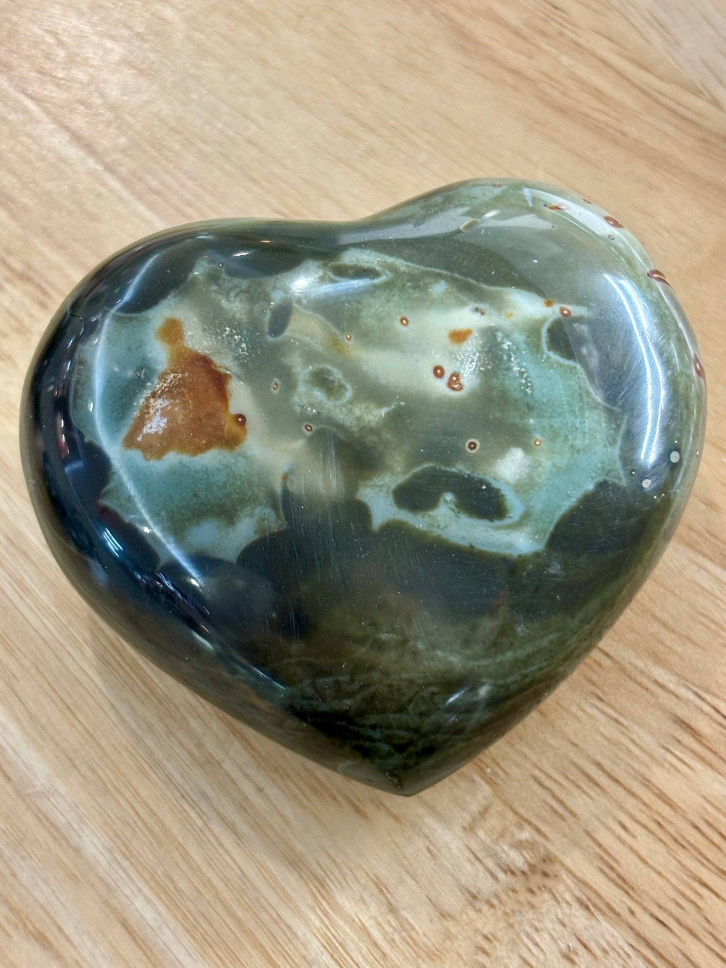Polychrome Jasper Heart