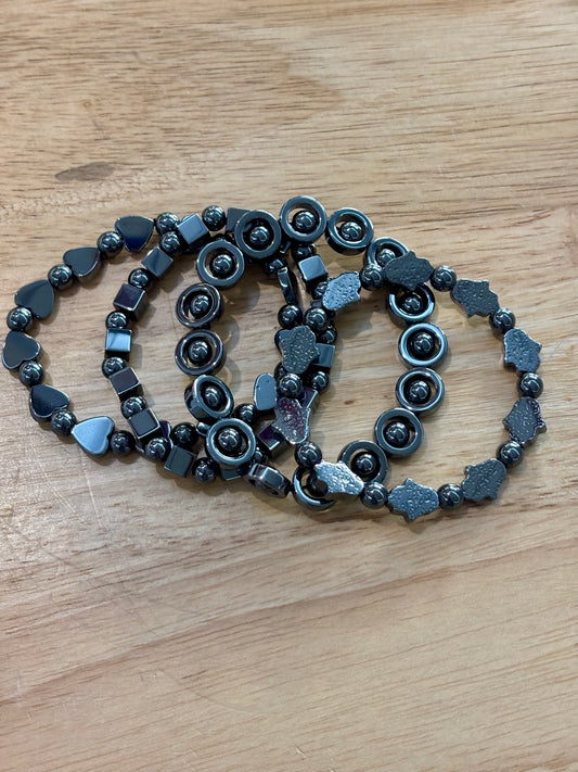 Hematite Asstd Bracelet