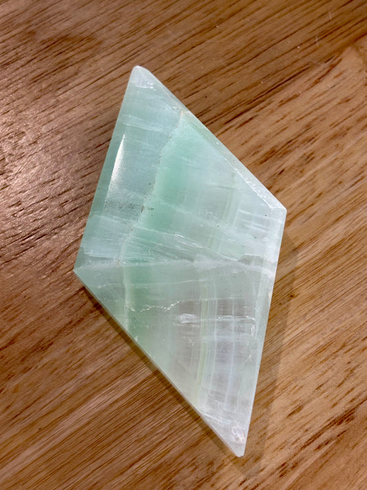 Pistachio Calcite Diamond