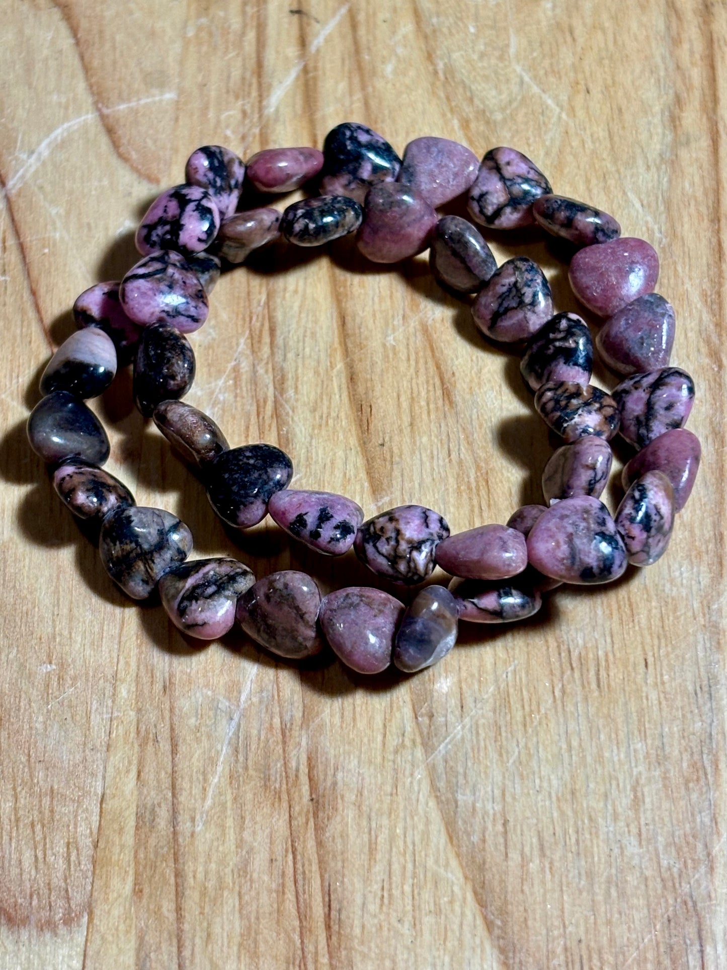 Quartz Heart Bracelet