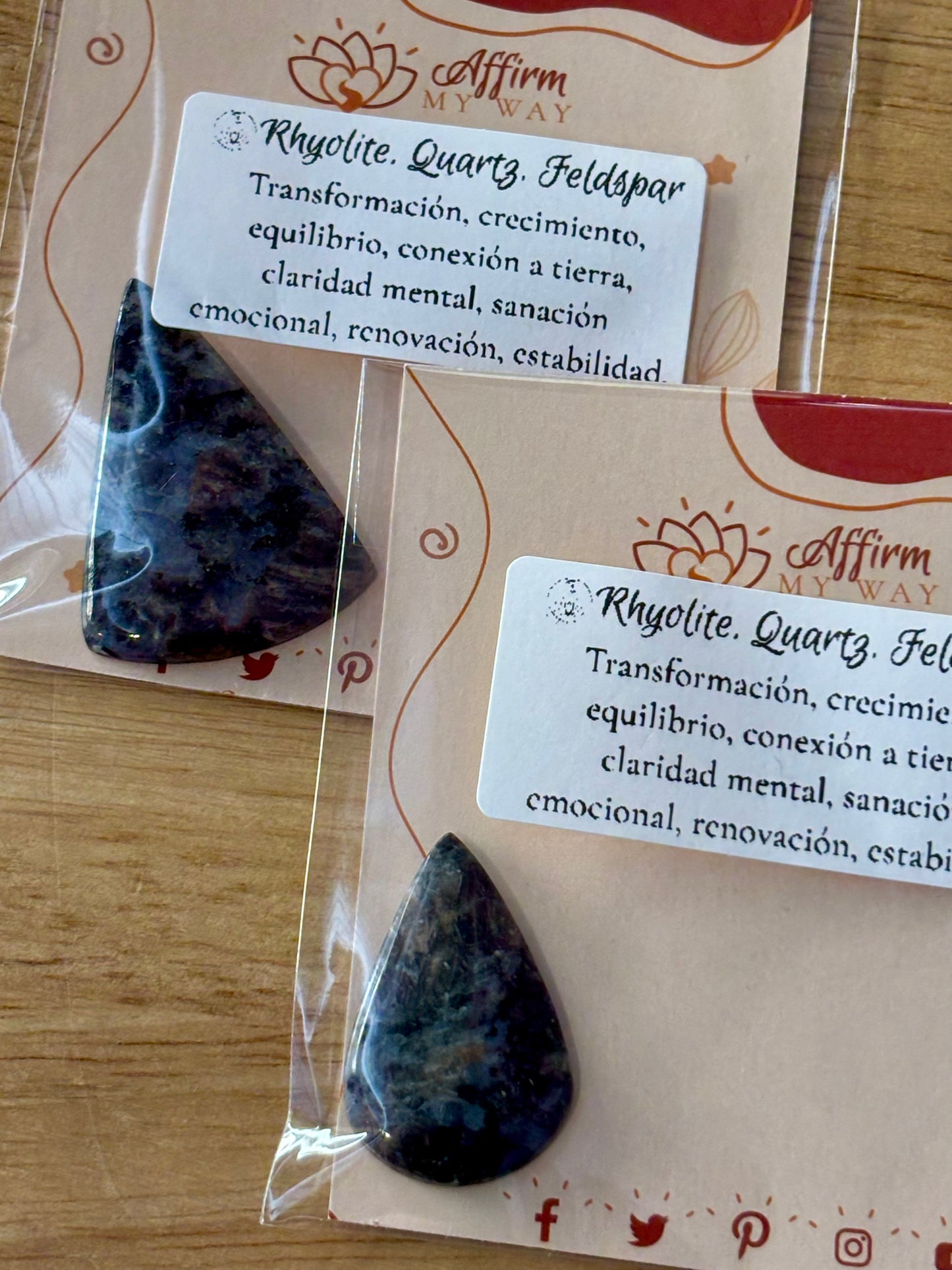 Rhyolite, Quartz & Feldspar Cabochon