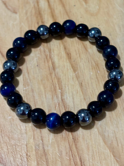 Mens Hematite, Black Obs, Tiger Eye