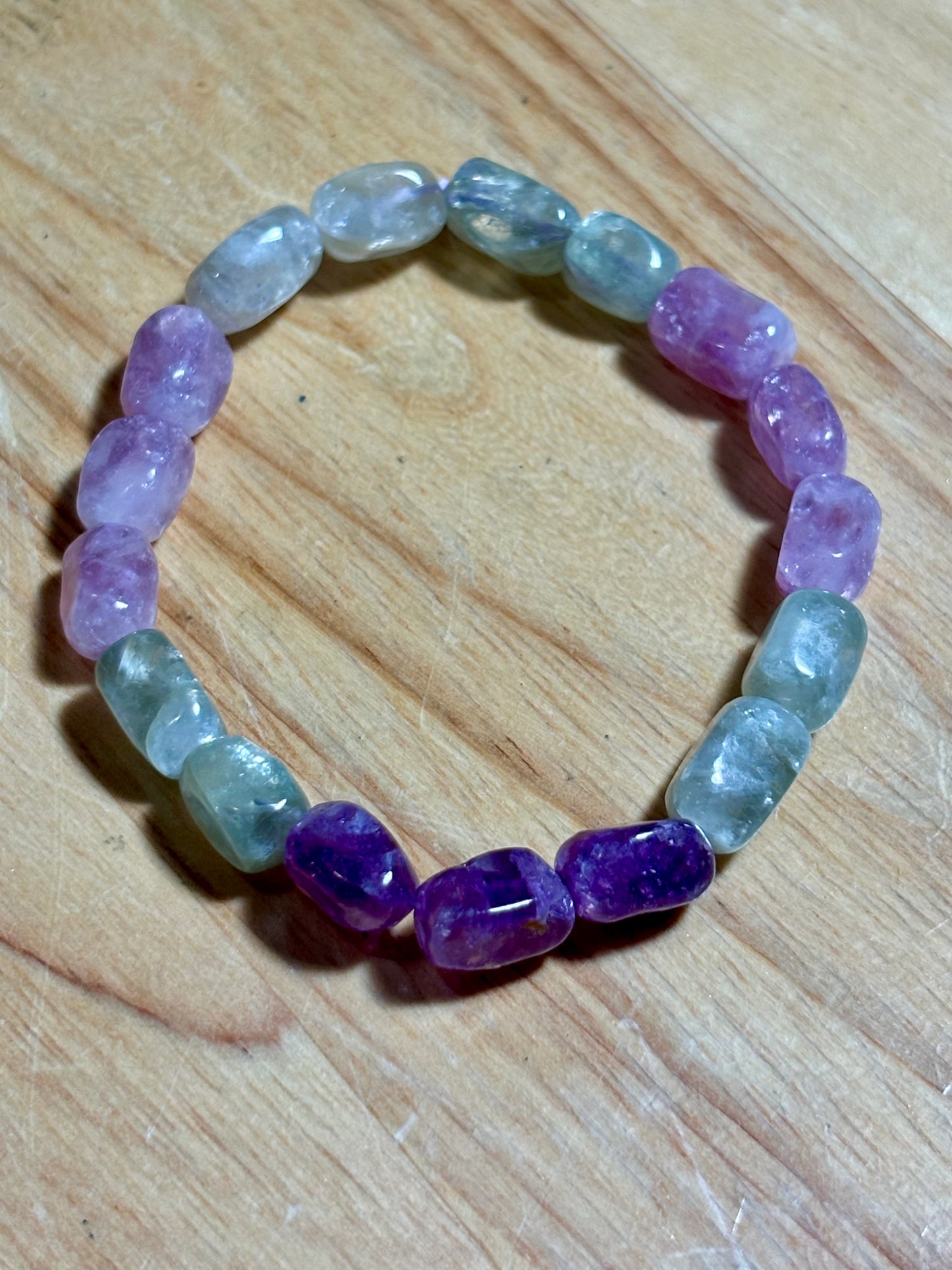 Muscovite & Lepidolite Mica Bracelet