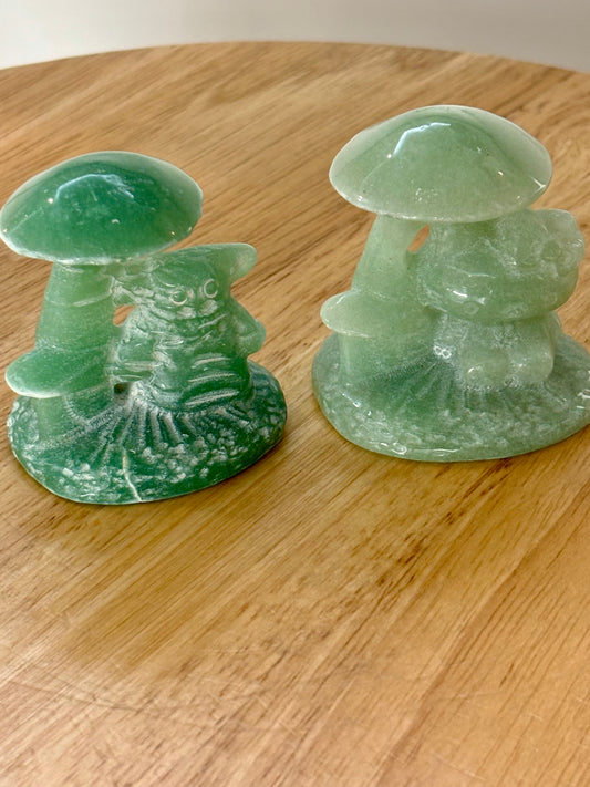 Green Aventurine Carving