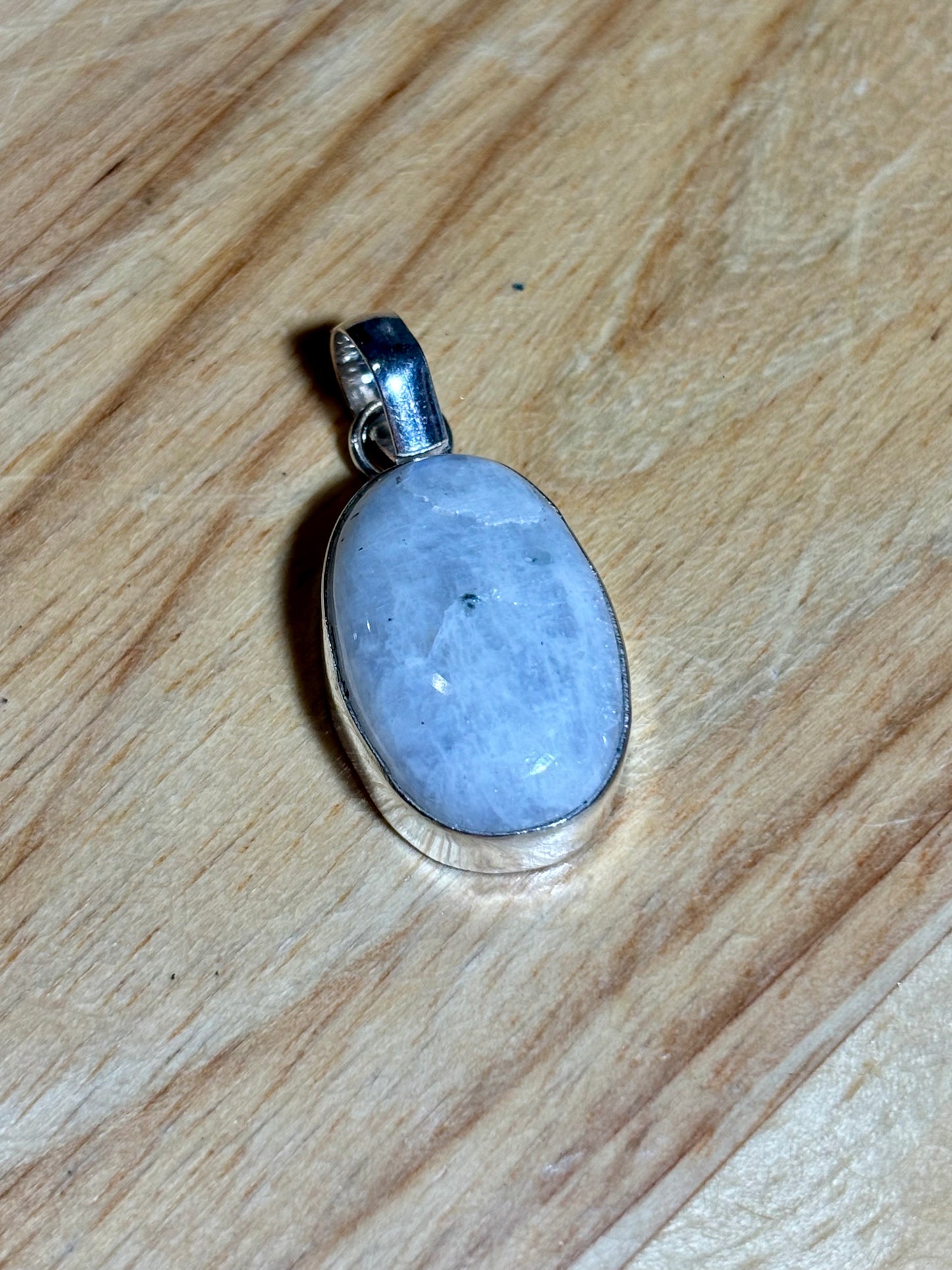 S925 Rainbow Moonstone Pendant 2