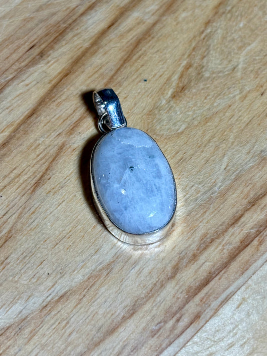 S925 Rainbow Moonstone Pendant 2
