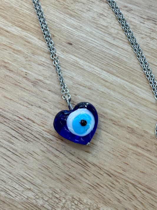 Evil Eye Murano Glass Necklace