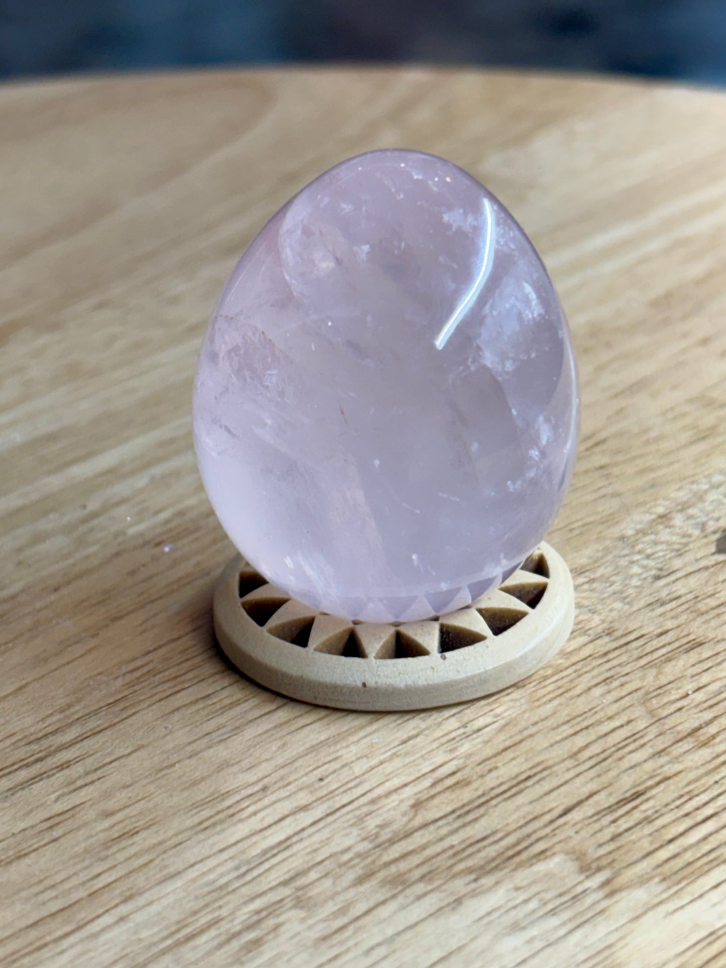 Rose Quartz Egg