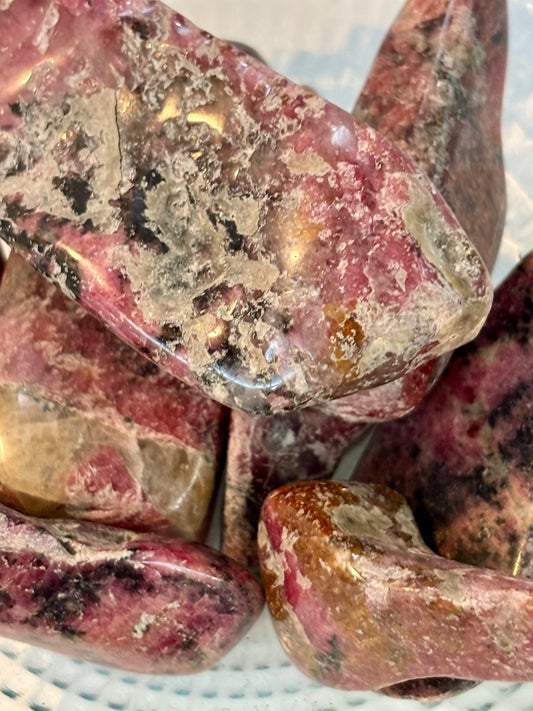 Polished Rhodonite Stone