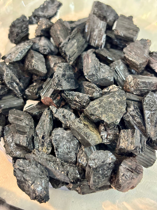 Raw Black Tourmaline S