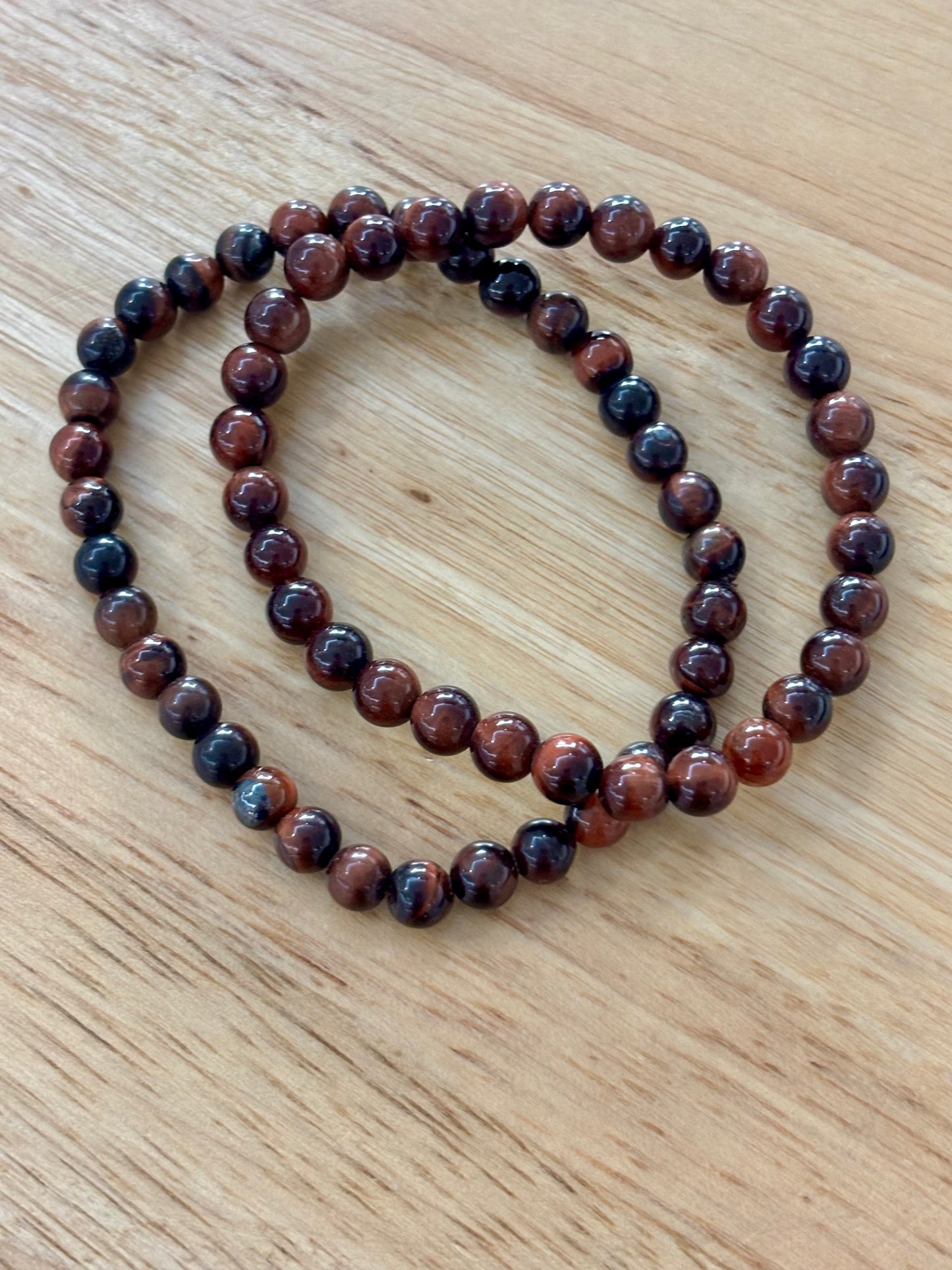 Red Tiger Eye 6mm Bracelet