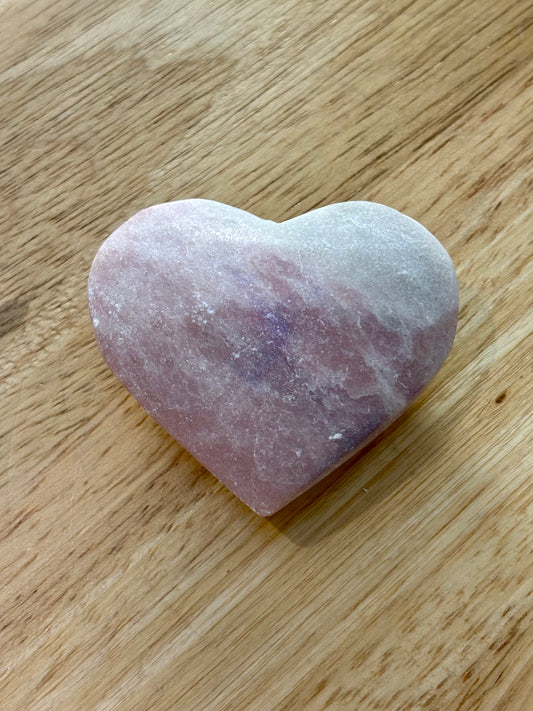 Pink Opal Heart
