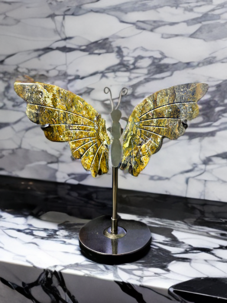 Lionskin Jasper Butterfly