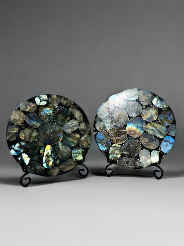 Labradorite Plate with Stand