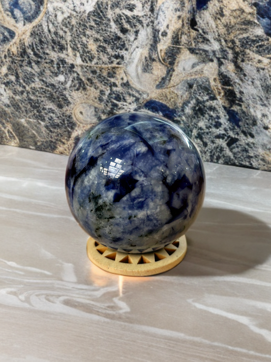 Sodalite Sphere - Kansas, USA