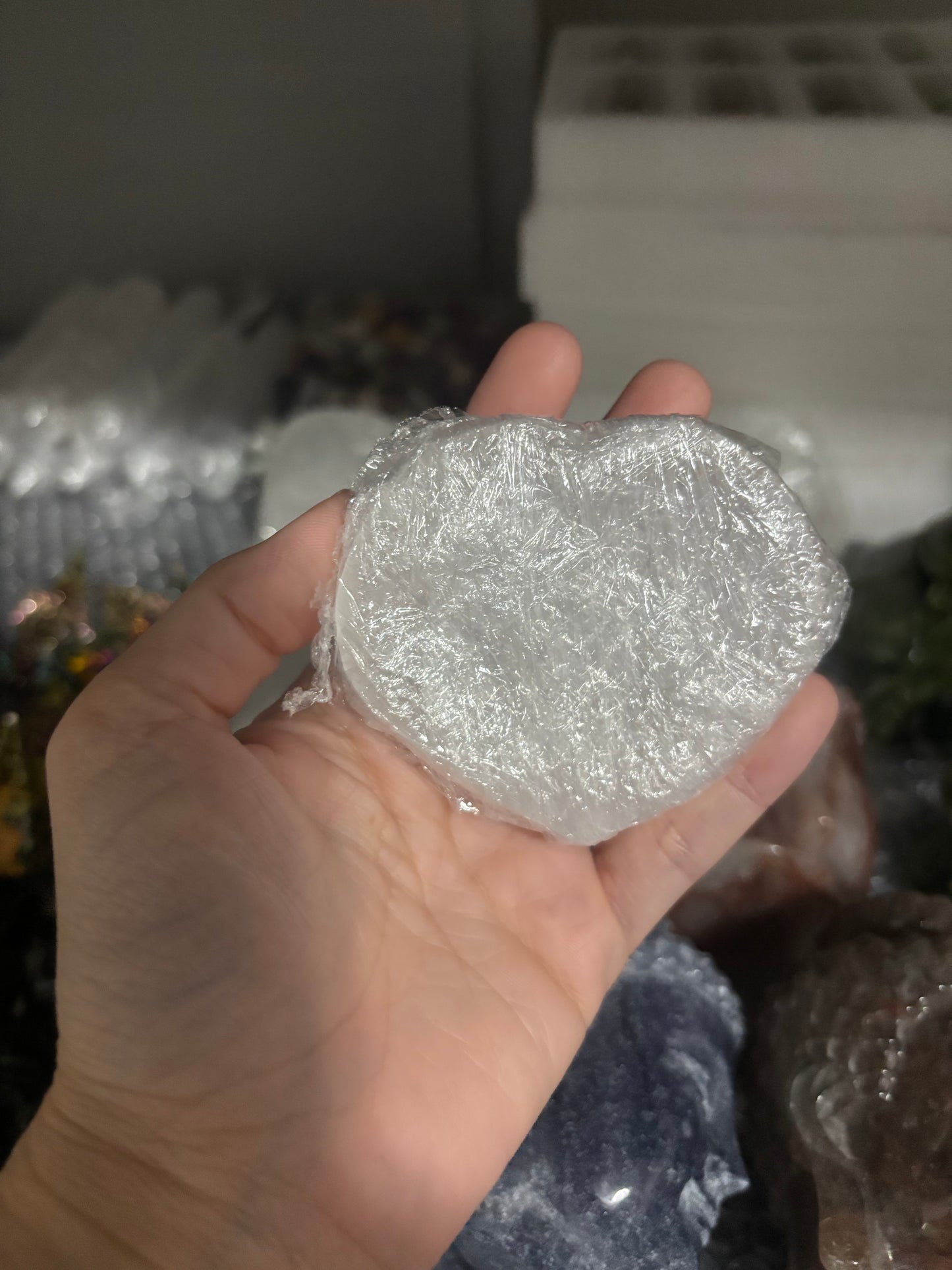 Selenite Heart Bowl