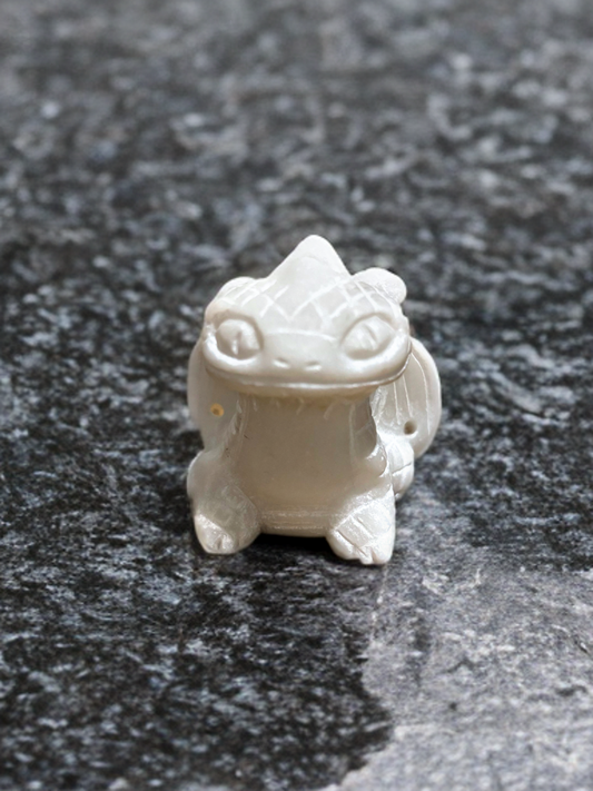 White Jade Toothless Carving