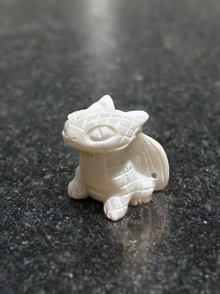 White Jade Toothless Carving