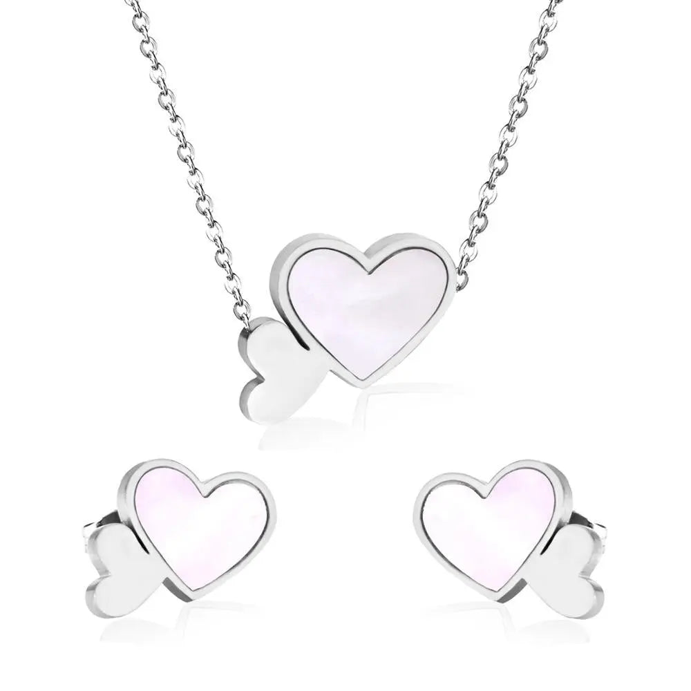 SS Heart Shell Set