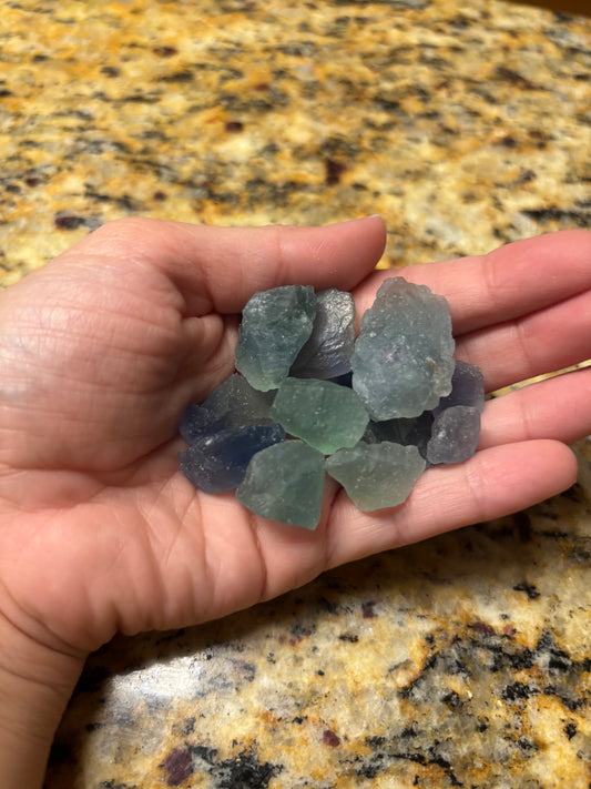 Raw Blue Fluorite