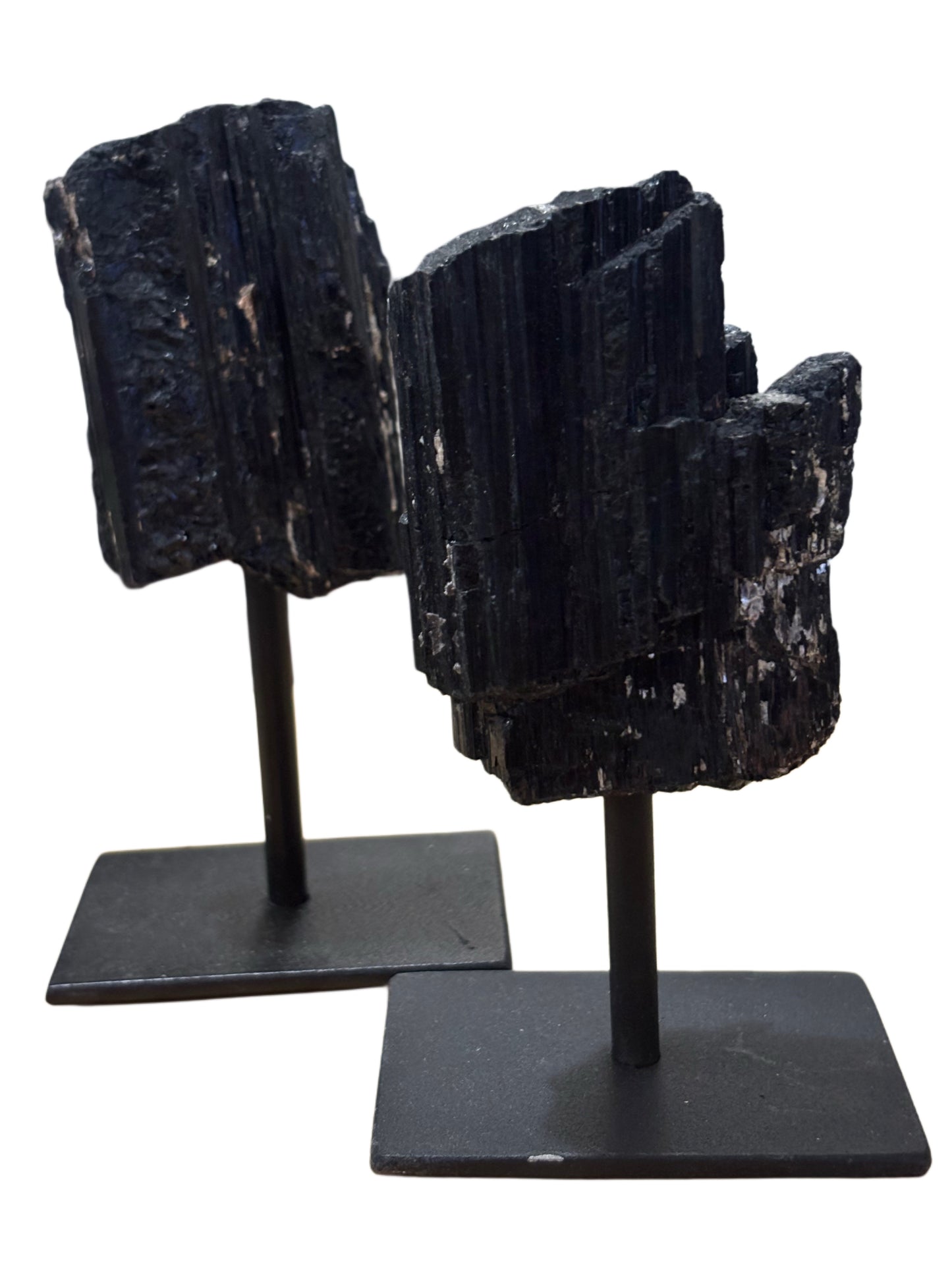 Black Tourmaline w Mica on Stand