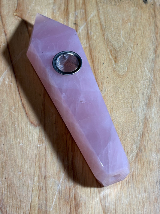 Natural Quartz Smoking Pipe