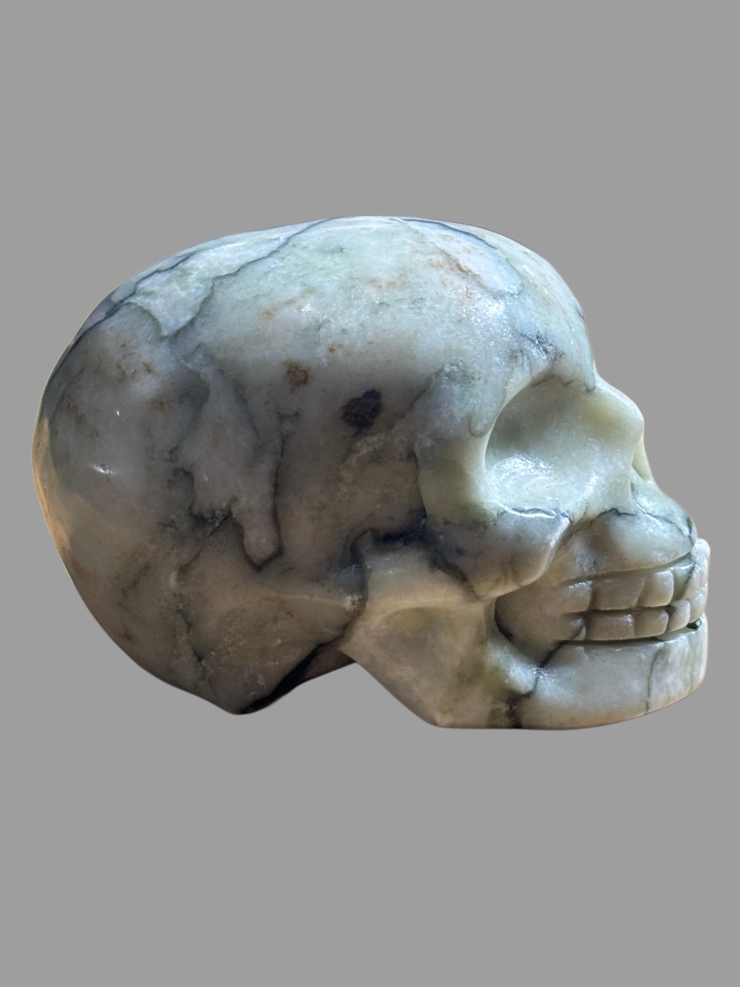 Green Network Jasper Skull