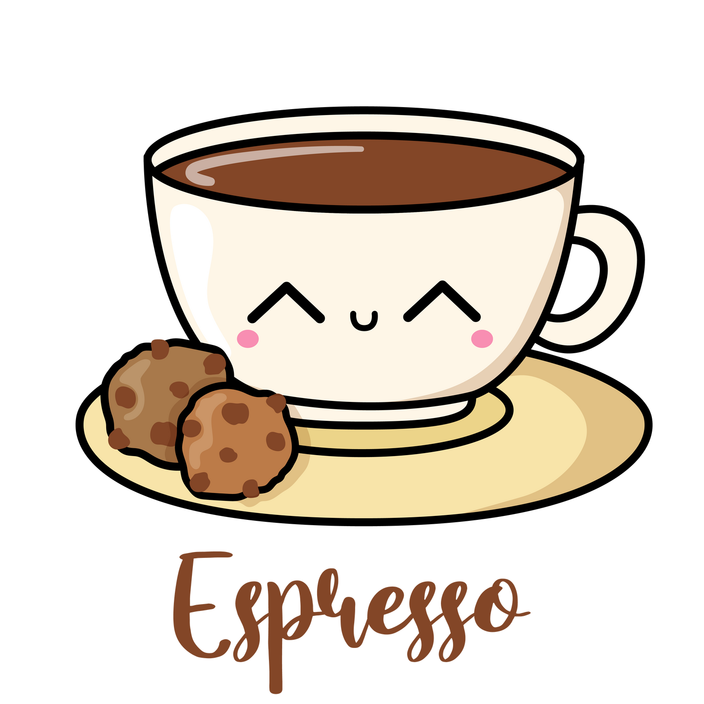 Premium Espresso Coffee Sticker