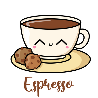 Premium Espresso Coffee Sticker