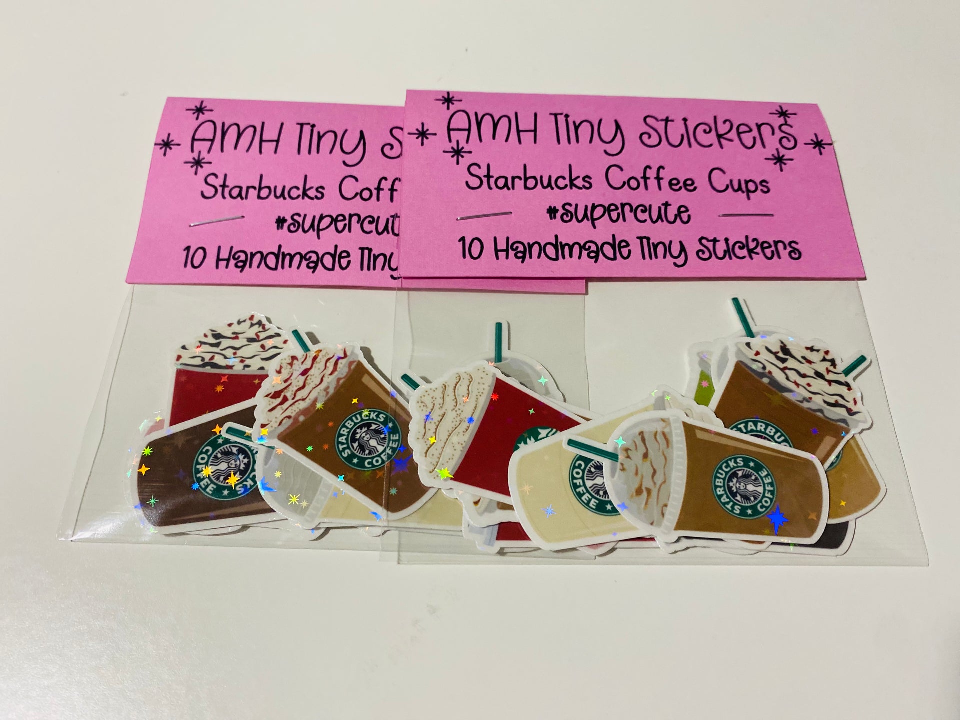 Tiny Stickers - Starbucks Coffee Cups – Affirm My Way